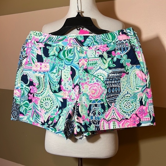 Lilli Pulitzer MALIE STRECH SHORTS size 8 - Picture 1 of 8